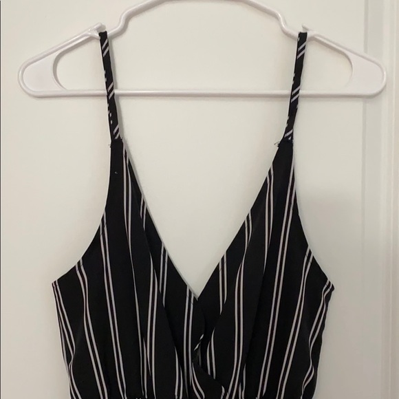 Black & white striped romper - Picture 2 of 3